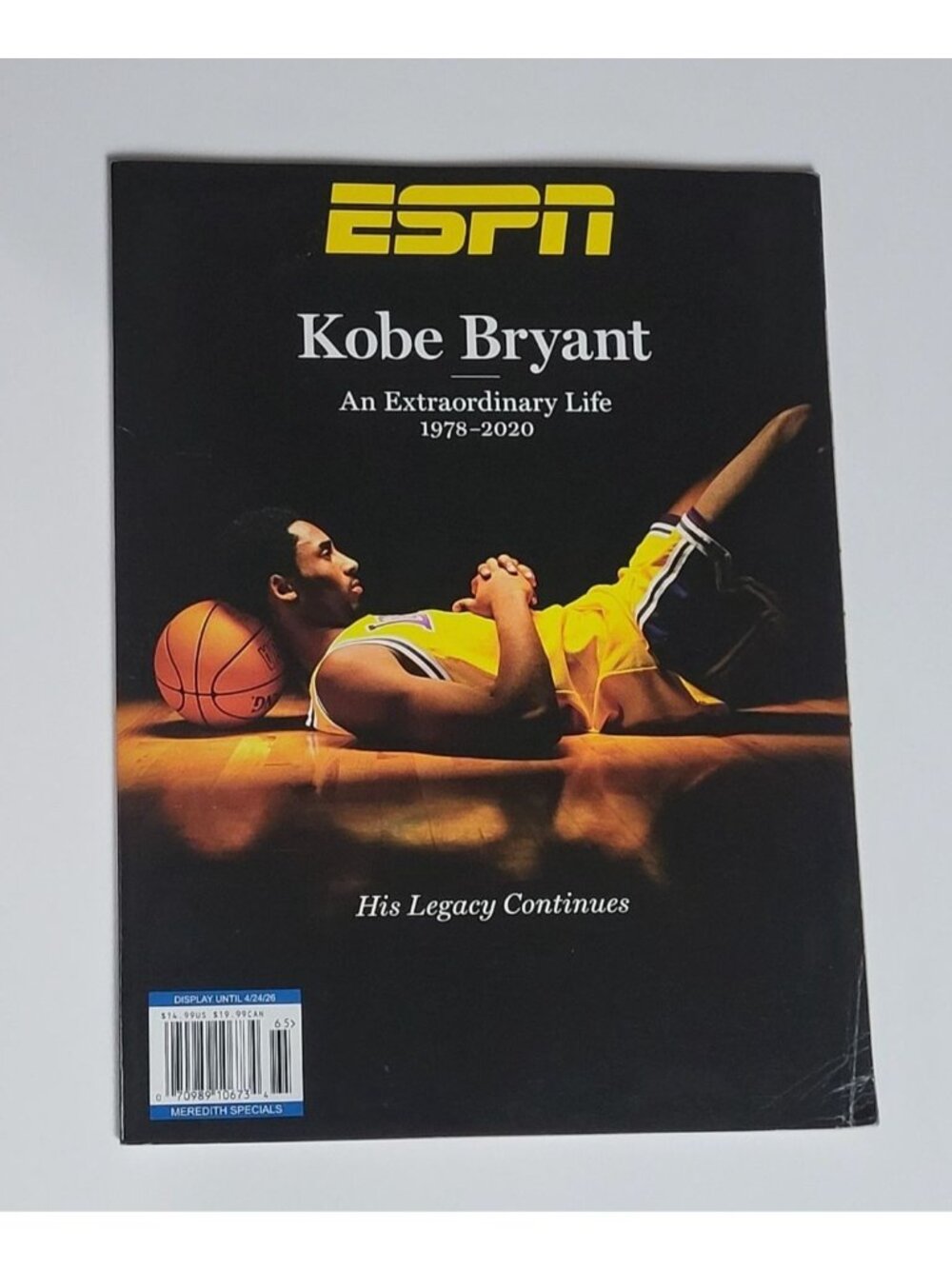 Kobe Bryant ESPN Magazine An Extraordinary Life Tribute 1978-2020 Basketball NEW